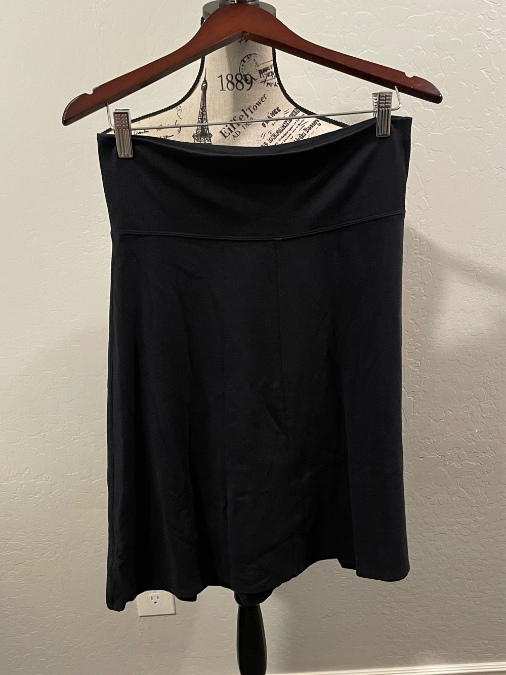 Athleta Black A-Line Skirt